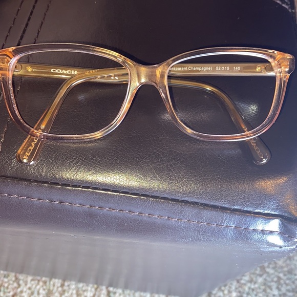 Designer frame coachHc6143 Transparent champagne frame5561 - Picture 5 of 12